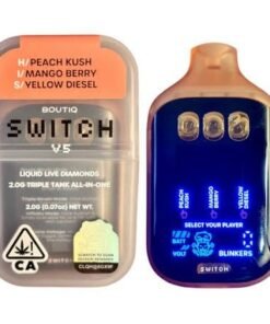 “PEACH KUSH” (H) × “MANGO BERRY” (I) × “YELLOW DIESEL” (S)